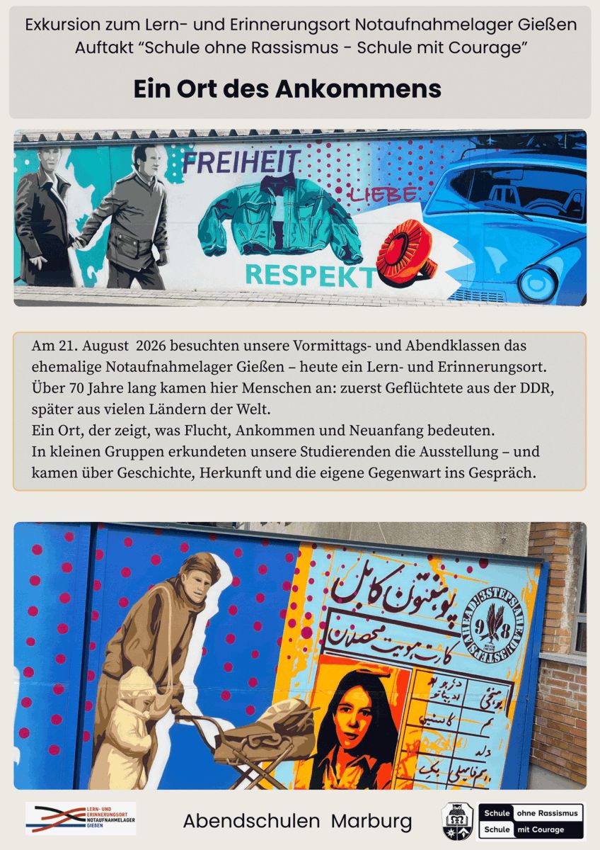 Besuch des Notaufnahmelagers Gießen
