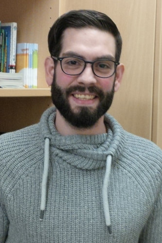 Marc Zimmermann informiert über die Initiative Arbeiterkind