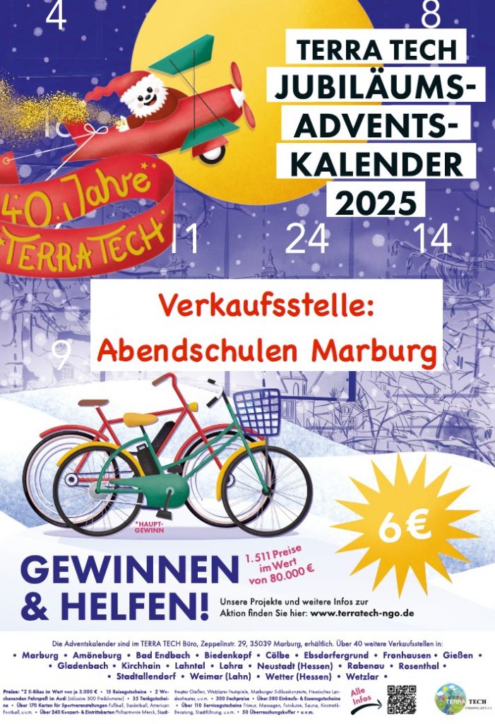 Adventskalenderplakat 2025