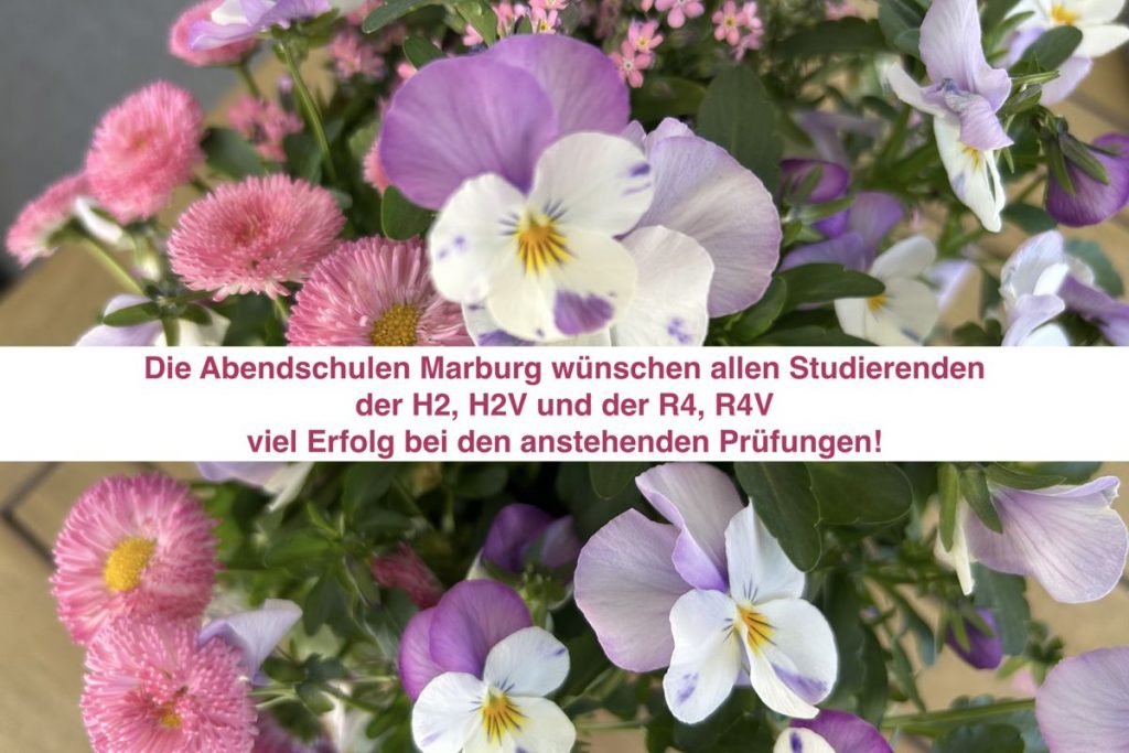 Gruß an die Abschlussklasse AHAR