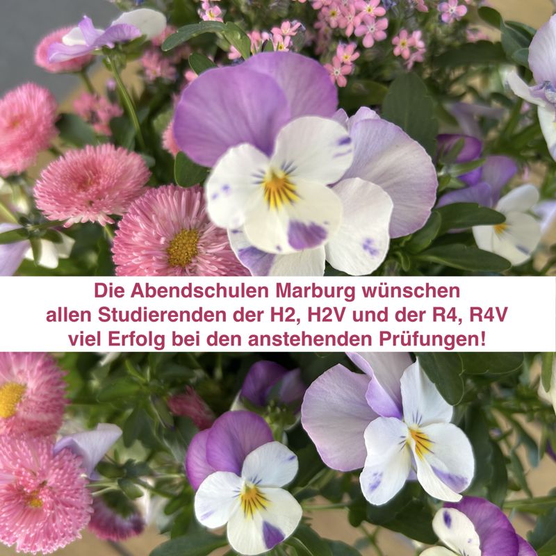 Gruß an die Abschlussklasse AHAR